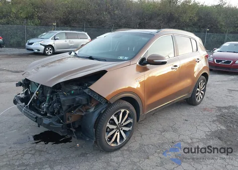 2018 Kia Sportage Ex from USA, damaged, VIN KNDPNCAC5J7431839